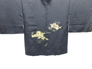 逆雲取りに格天井・花模様絵羽織